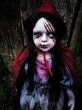 Red Zombie Hood Horror Doll