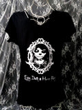 T-shirt Santa Muerte (col en V)