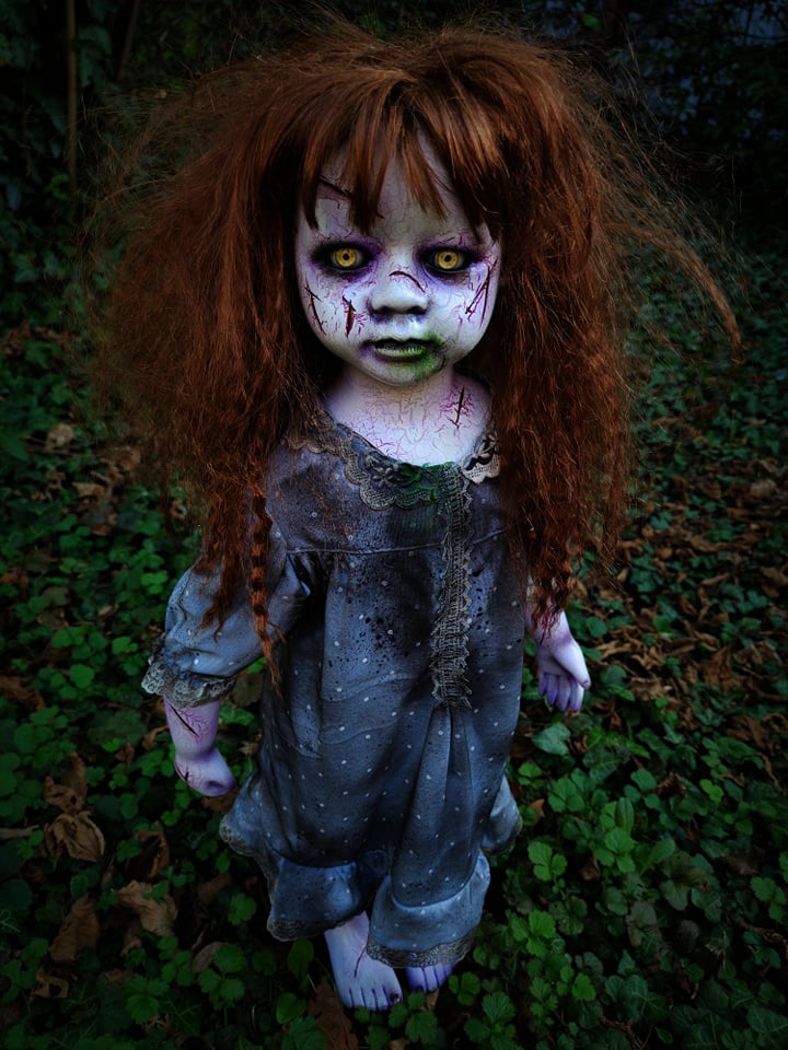 Hand Painted shops horror doll- Margie the Monster