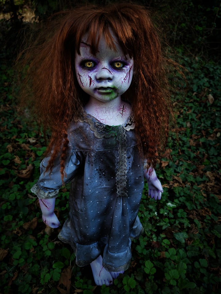 Regan, The Exorcist - OOAK Porcelain Horror Doll - outlet 14in tall